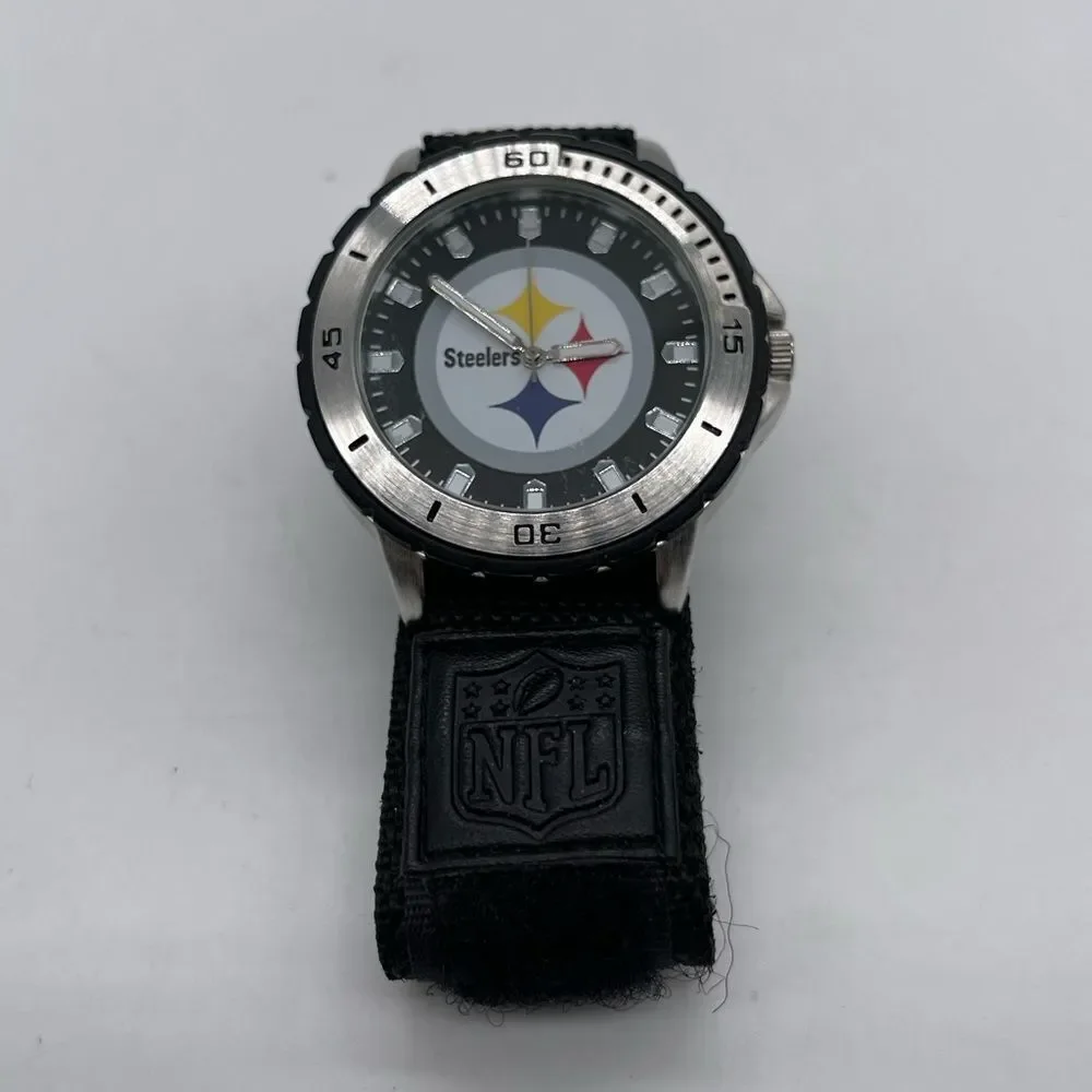 Pittsburgh Steelers Watch with Lighted Hour hand and minute hands
